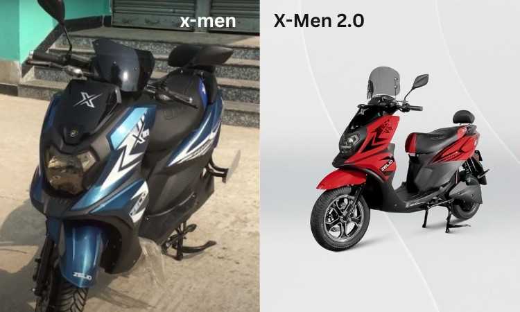 ZELIO X-MEN 2.0 इलेक्ट्रिक स्कूटर का डिज़ाइन